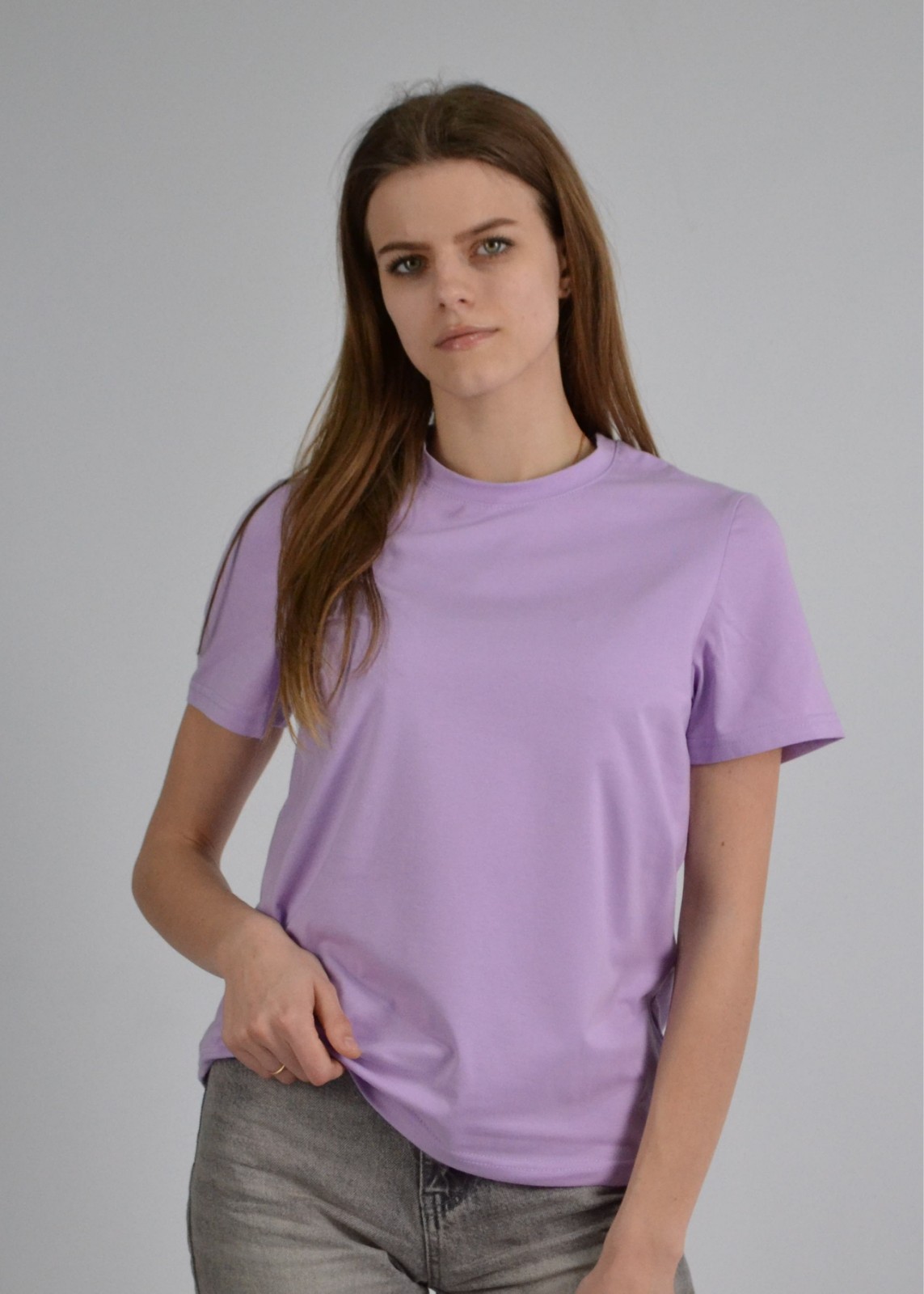 Футболка жіноча Premium лаванда S-XL